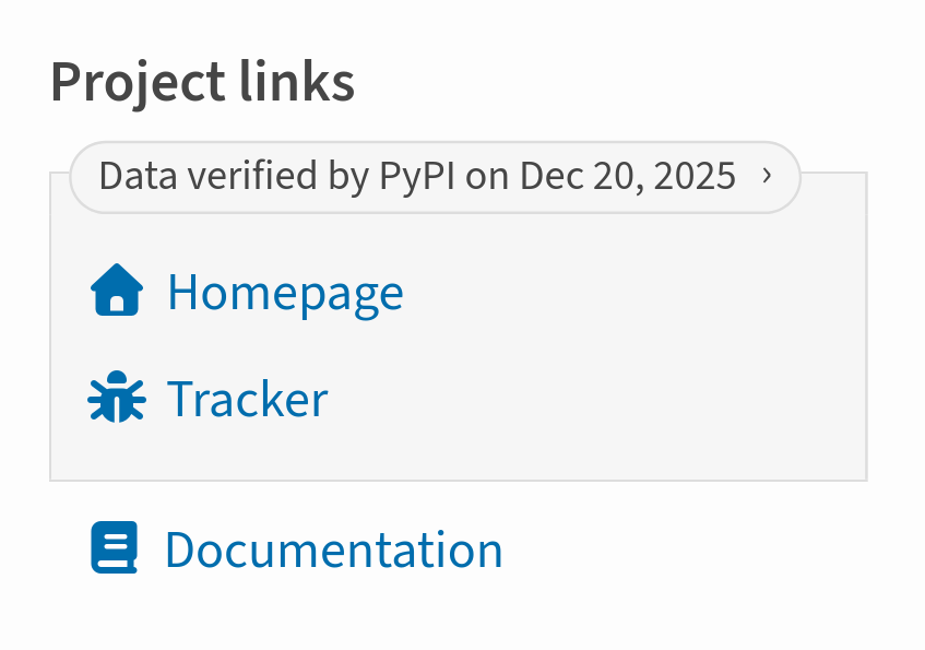 Verified project link